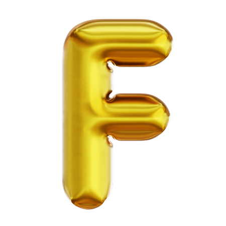 F  3D Icon