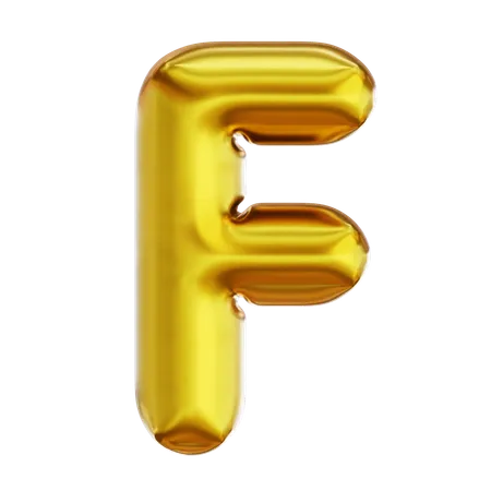 F  3D Icon