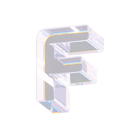 F  3D Icon