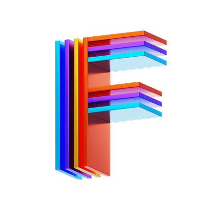 F  3D Icon