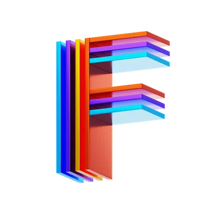 F  3D Icon