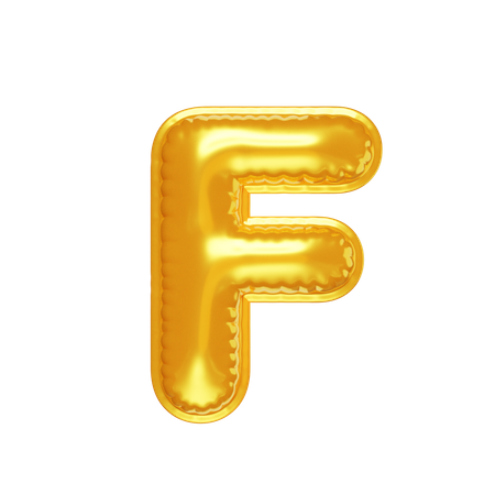 F  3D Icon