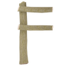 3d letter f emoji