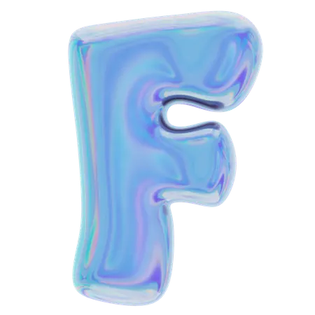F Abstract Shape  3D Icon