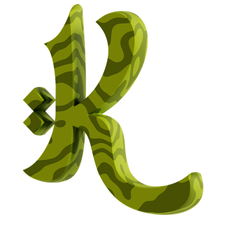 F-Alphabet  3D Icon