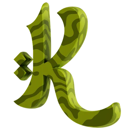 F-Alphabet  3D Icon