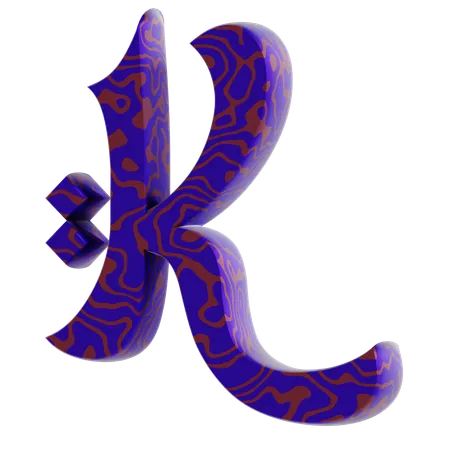 F Alphabet  3D Icon