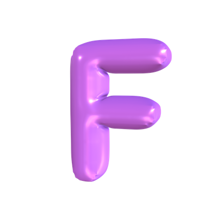F Latter  3D Icon