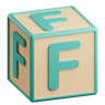 free 3d letter f 