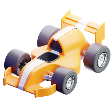 F1 자동차  3D Icon