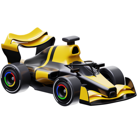 F1 Car  3D Icon
