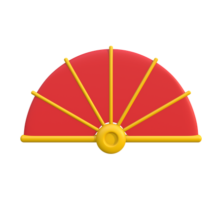 Fã chinês  3D Icon