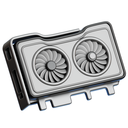 Ventilador de computador  3D Icon