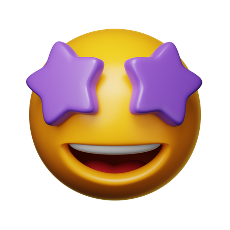 Emoji de estrela de fã  3D Icon