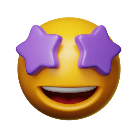 Emoji de estrela de fã  3D Icon