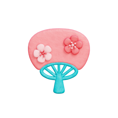 Fã japonês  3D Icon