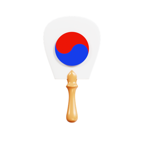 Fã tradicional coreano  3D Icon