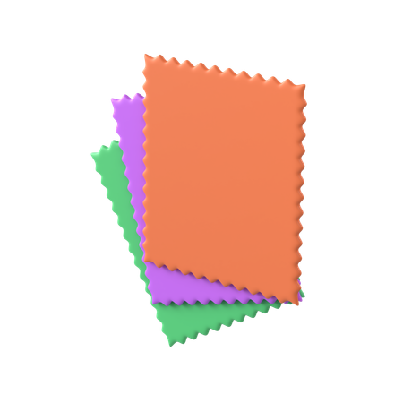 生地見本  3D Icon