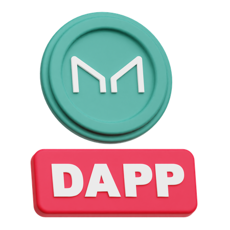 Fabricante de aplicaciones dapp  3D Icon