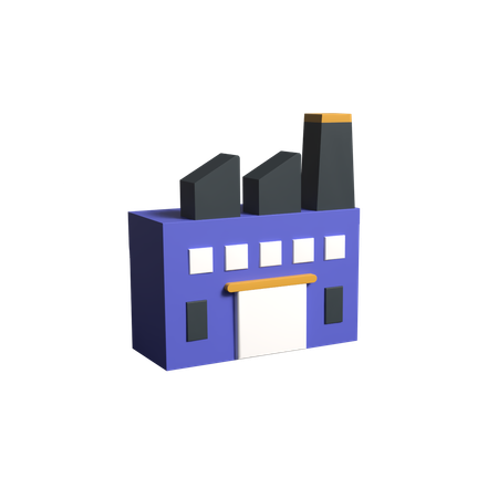 Fabrik  3D Icon