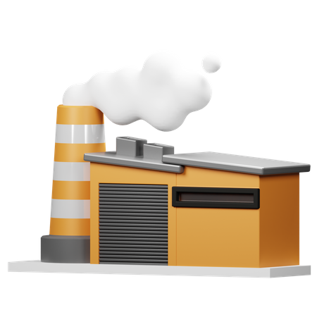 Fabrik  3D Icon
