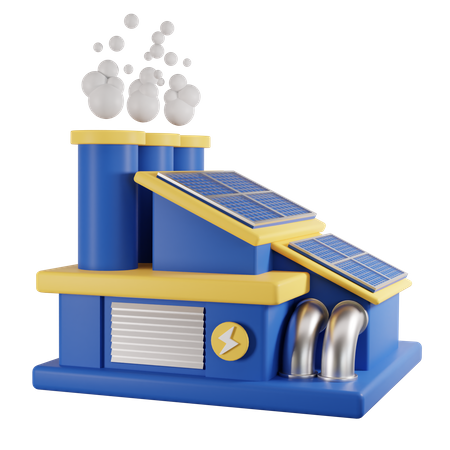 Fabrik  3D Icon