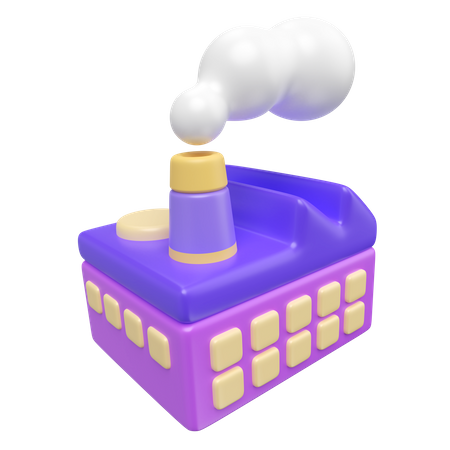 Fabrik  3D Icon