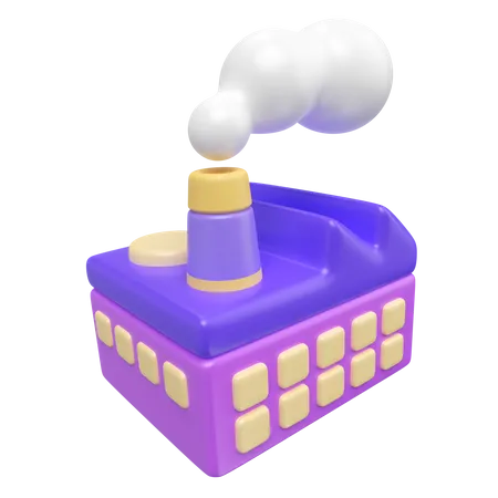 Fabrik  3D Icon