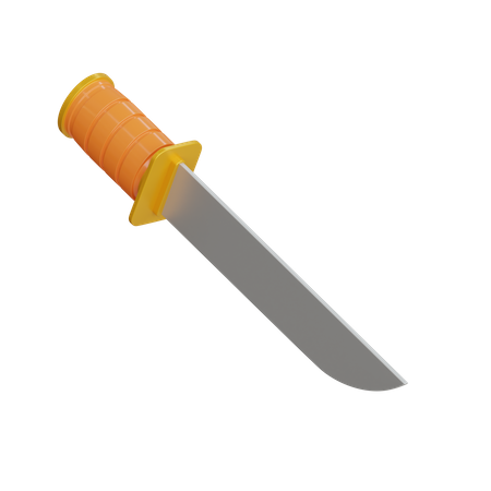 Faca  3D Icon