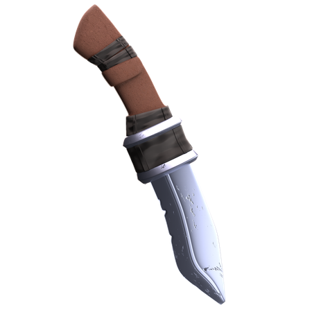 Faca  3D Icon