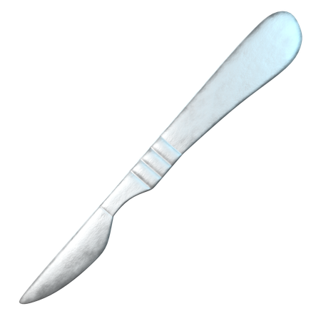 Faca cirúrgica  3D Icon