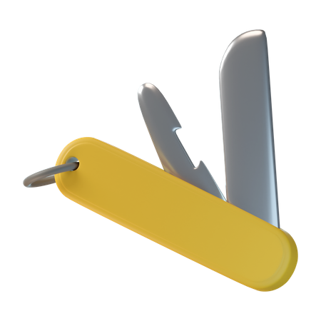 Faca de acampamento  3D Icon