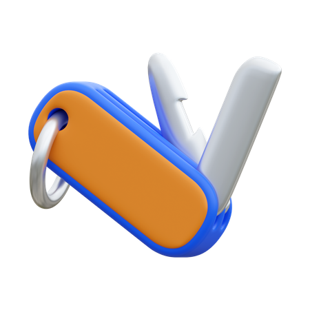 Faca de acampamento  3D Icon