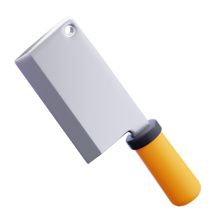 Faca de açougueiro  3D Icon