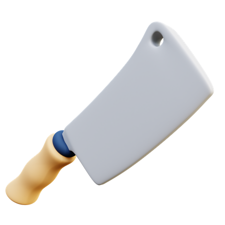 Faca de açougueiro  3D Icon