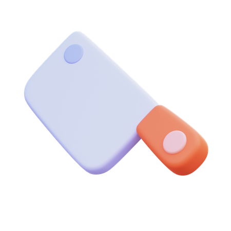 Faca de açougueiro  3D Icon