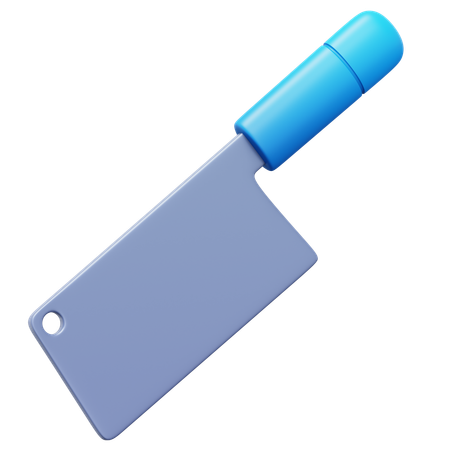 Faca de açougueiro  3D Icon