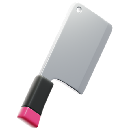 Faca de açougueiro  3D Icon