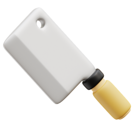 Faca de açougueiro  3D Icon
