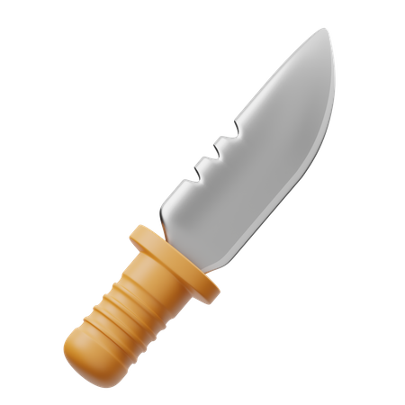 Faca de caça  3D Icon