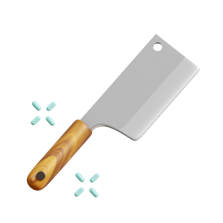 Faca de carne  3D Icon