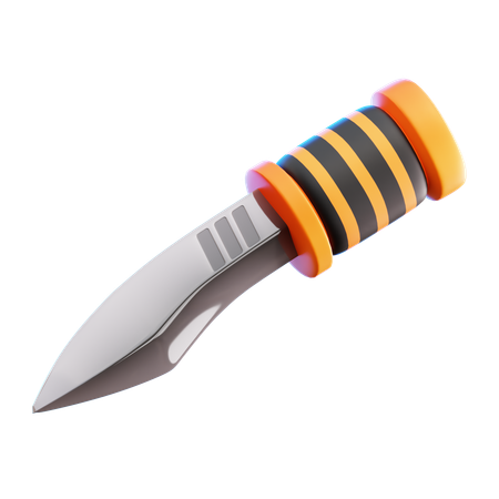 Faca revestida  3D Icon