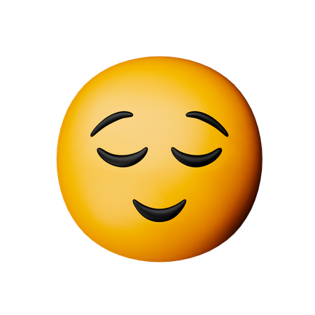 Emoji del viso sollevato  3D Icon