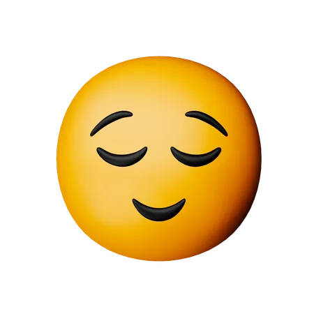 Emoji del viso sollevato  3D Icon