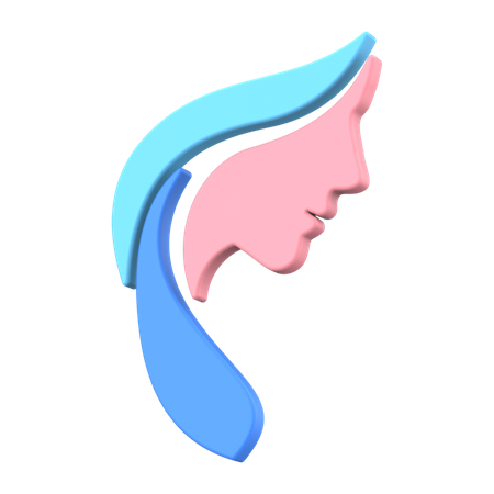 Face 3D Illustration