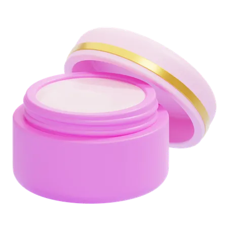 Face cream jar  3D Icon