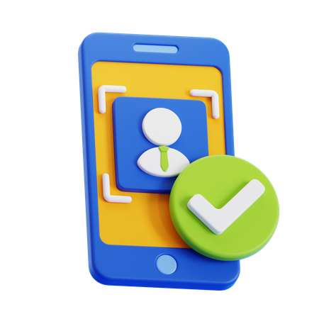 Face Detection  3D Icon