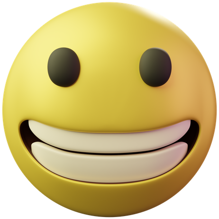 Face Happy  3D Emoji