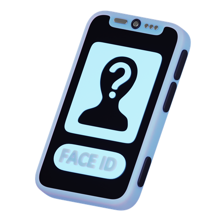 Face Id  3D Icon