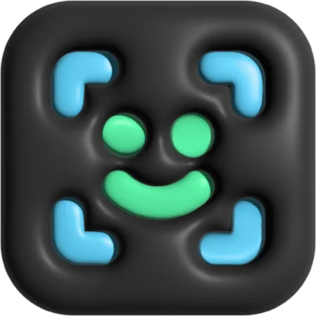 Face-ID  3D Icon